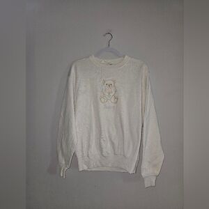 Jerzees ● White Vintage Sweater